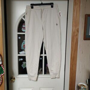 New Penguin By Munsingwear Birch Colored Sweatpant Jogger Size Men's M